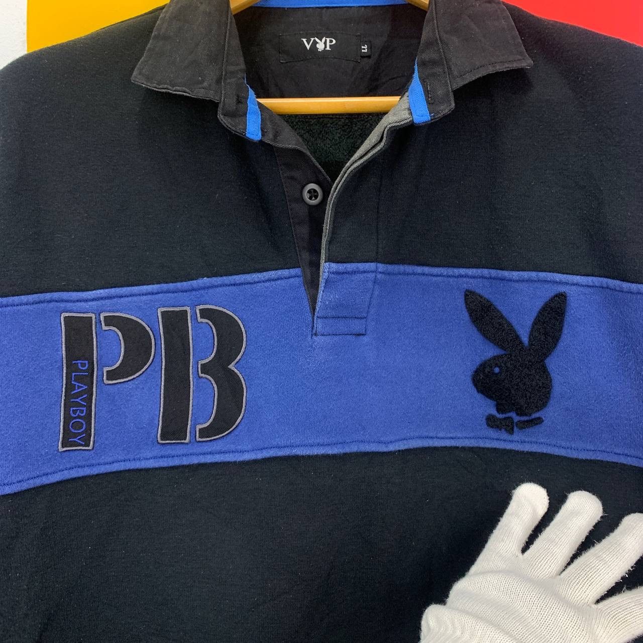 Playboy PLAYBOY Polo Sweatshirt #2549/R Size US M / EU 48-50 / 2 - 2 Thumbnail