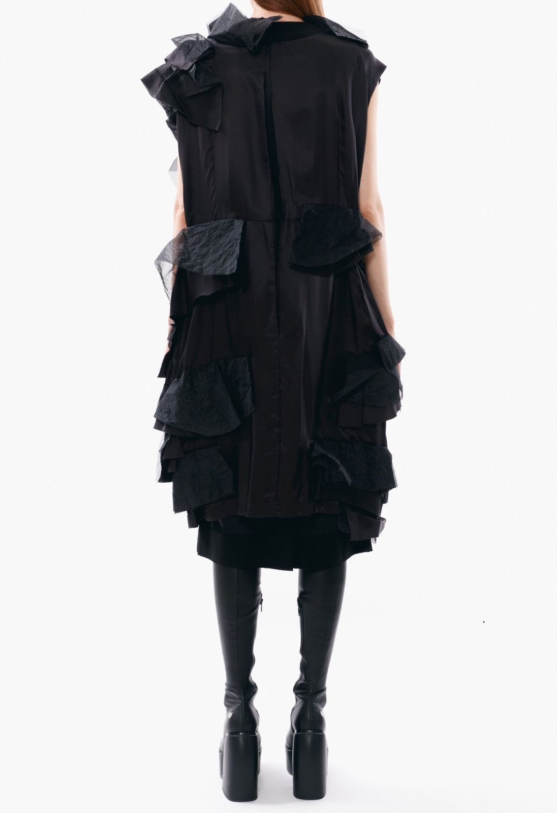 Comme des Garcons × Japanese Brand Comme Des Garçons Comme Des Garçons Ruffled A-line Dress Size S / US 4 / IT 40 - 2 Thumbnail