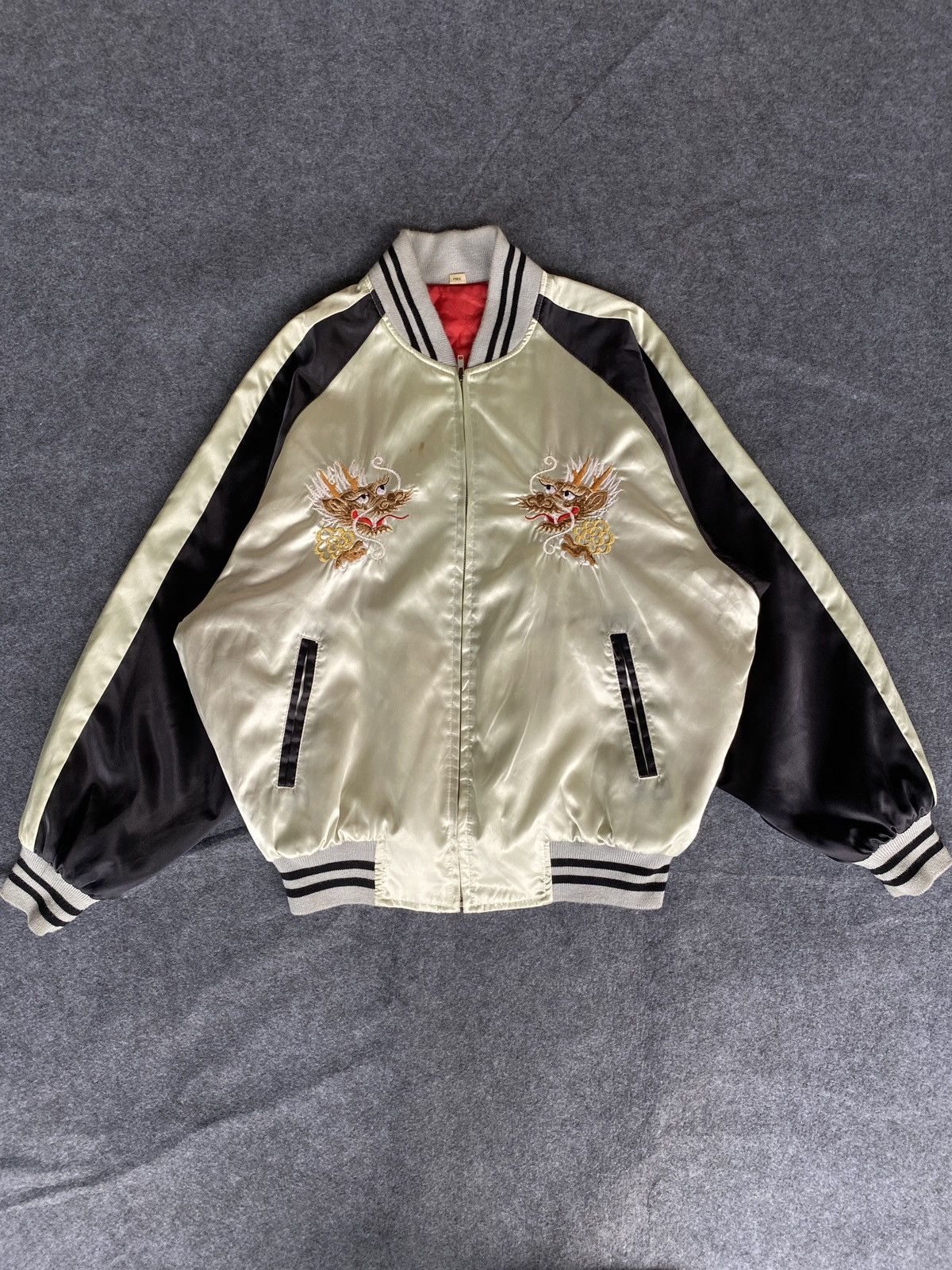 Japanese Brand Vintage sukajan souvenir dragon jacket Size US L / EU 52-54 / 3 - 1 Thumbnail