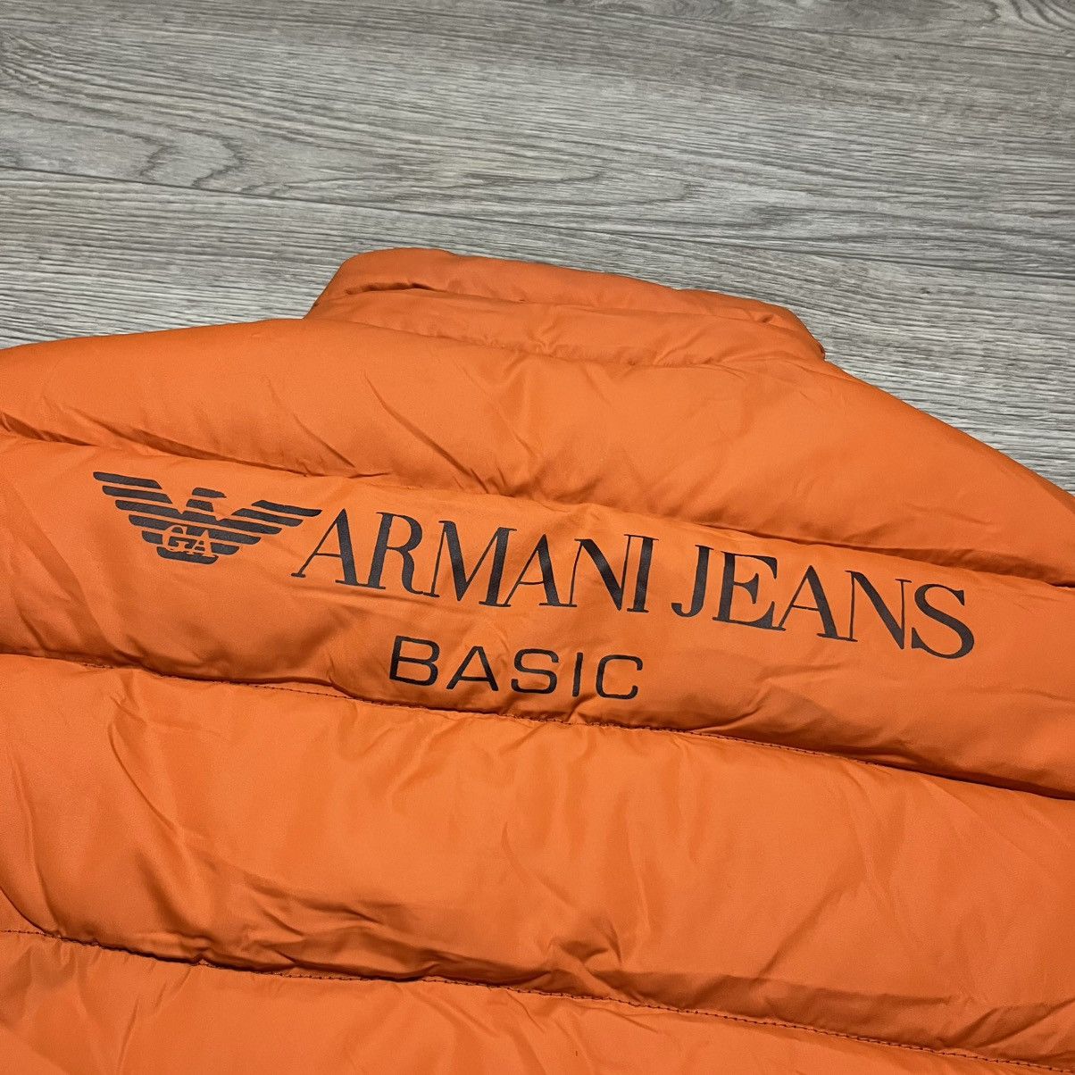 Emporio Armani Armani Vest Goose Down Nylon Reversible Vest Jacket Orange Size US S / EU 44-46 / 1 - 2 Thumbnail