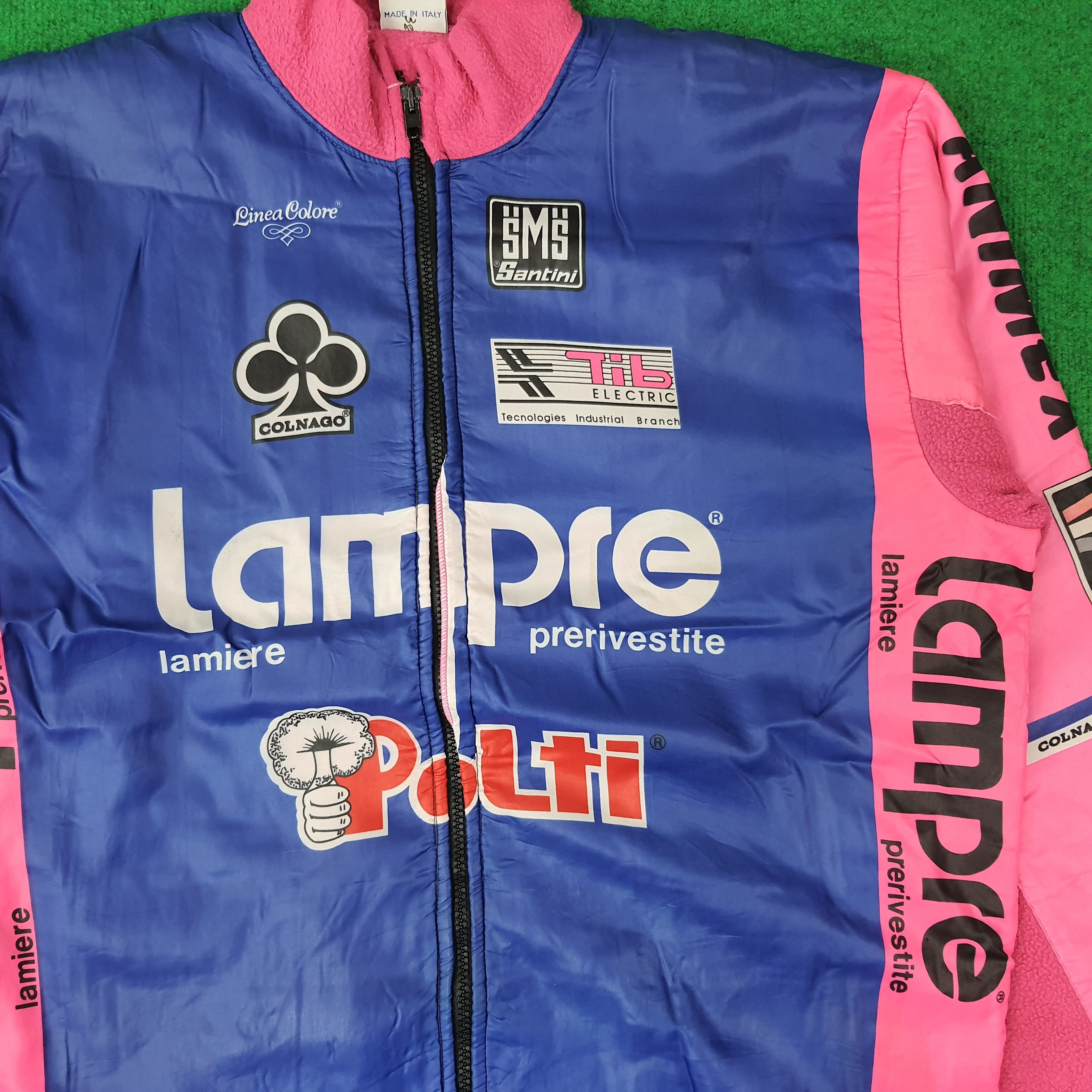 Gear for Sports Vintage 90s Santini Lempre-Polti Cycling Thermal C263N13 Size US XL / EU 56 / 4 - 2 Thumbnail