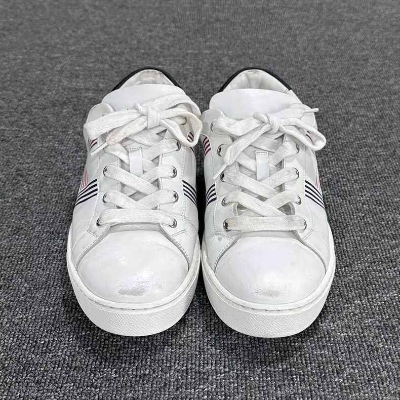 Hermes Classic H White Sneakers by HERMES-2506 Size US 8.5 / EU 41-42 - 2 Thumbnail