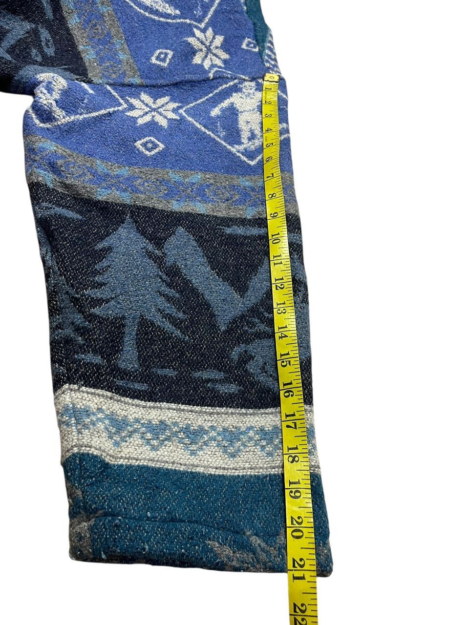 L.L. Bean Vintage 90's LL Bean Nordic Pattern Half zipper Fleece Size US M / EU 48-50 / 2 - 11 Thumbnail