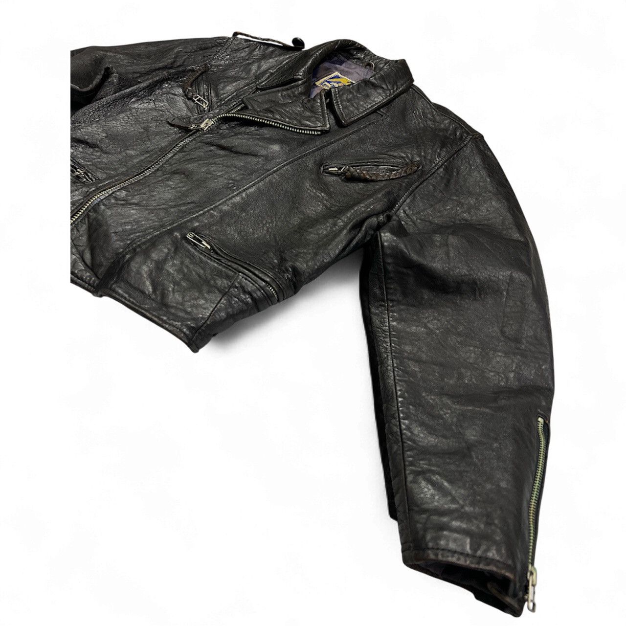 Avirex Vintage Avirex Double Rider Leather Jacket 80's Size US S / EU 44-46 / 1 - 4 Thumbnail