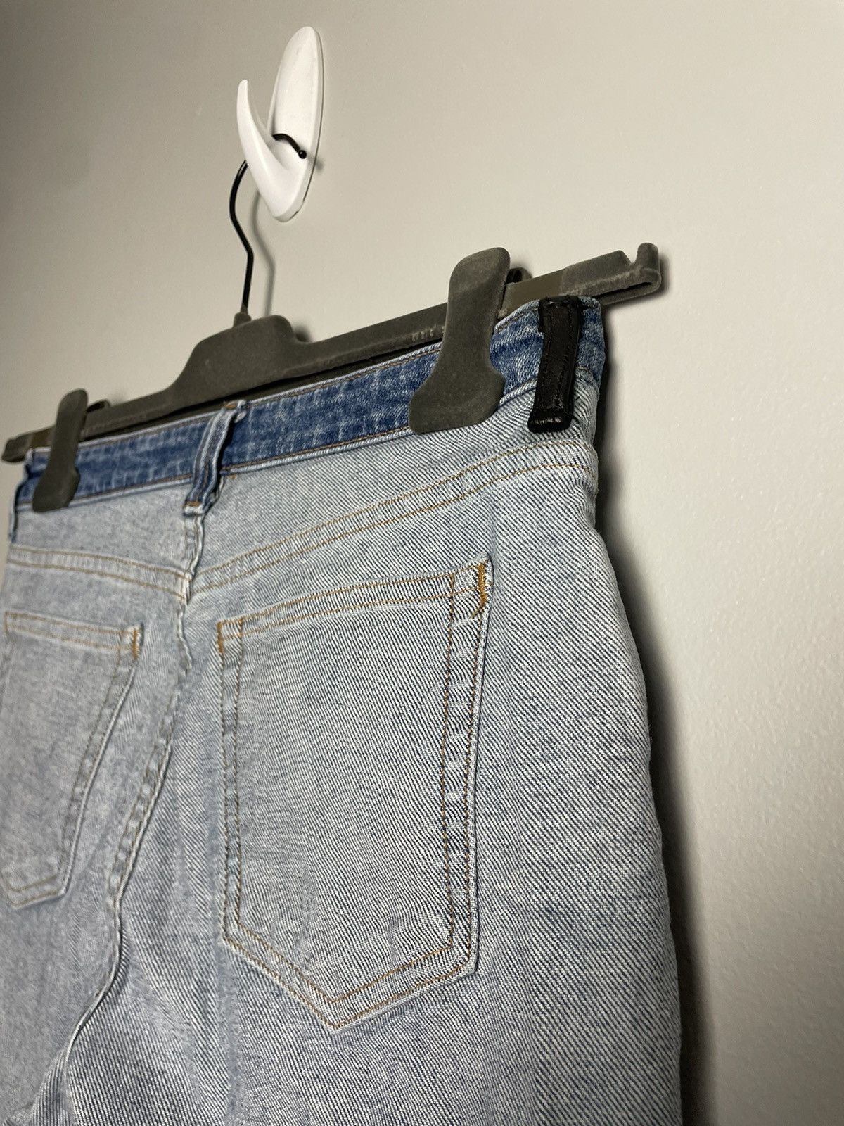 Alexander Wang Alexander Wang Inside Out Hybrid Ride Crash Jeans Size 24" / US 00 / IT 34 - 4 Thumbnail