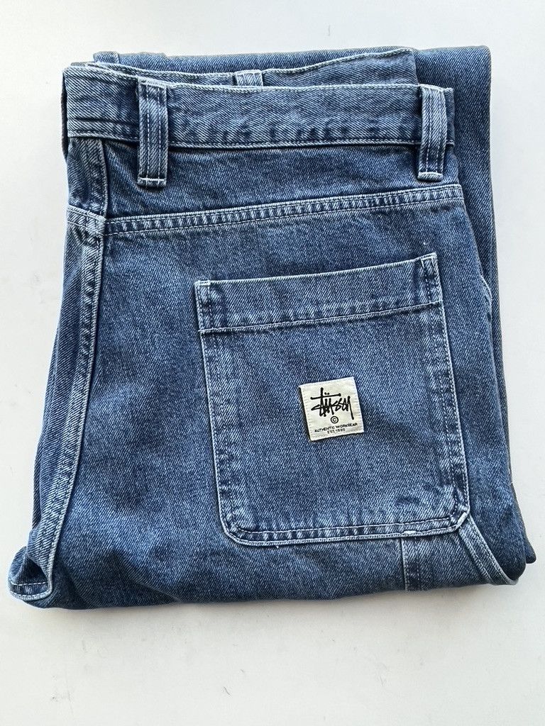 Stussy Deadstock Stussy Double Knee Jeans | Grailed 