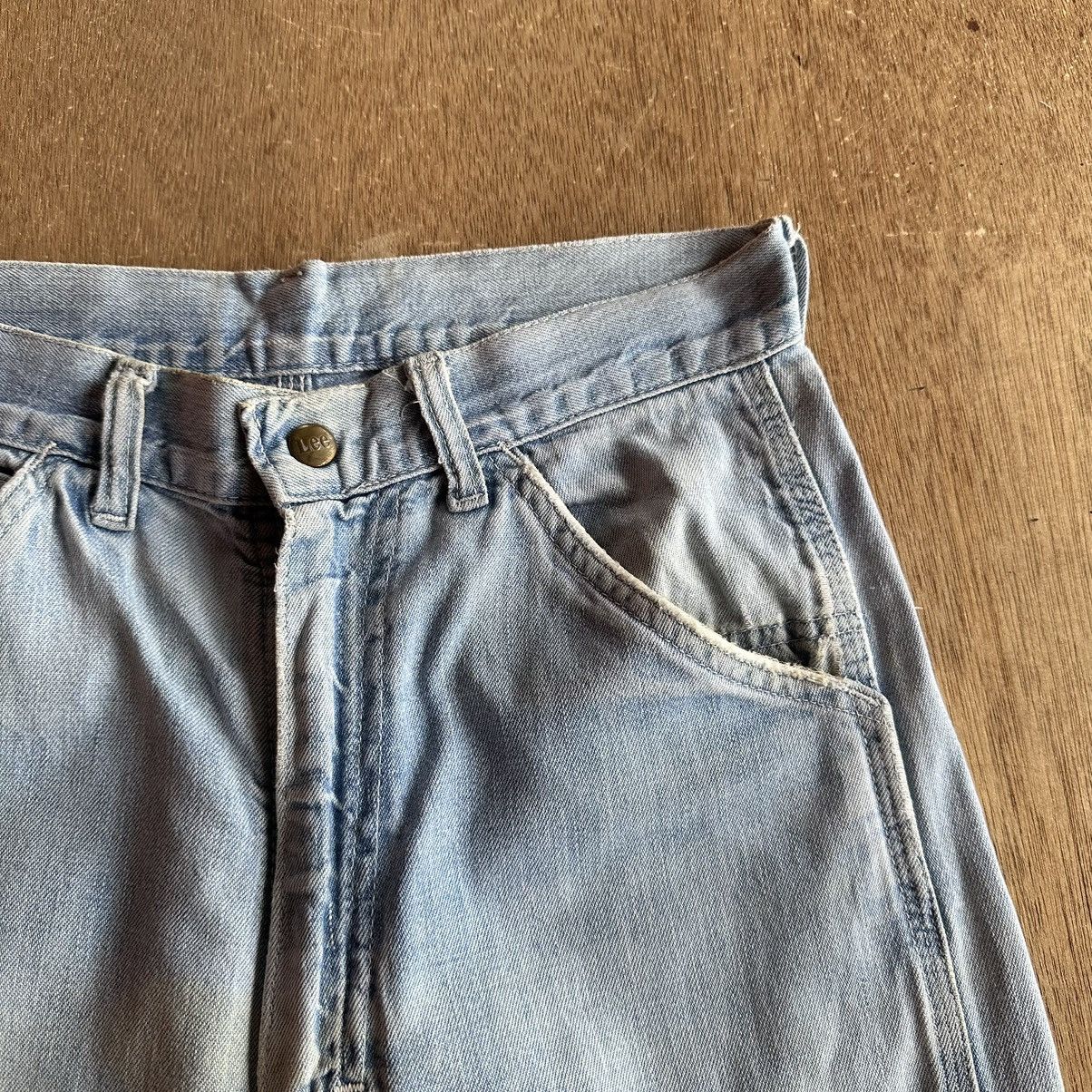 Japanese Brand VTG LEE DISTRESSED DENIM TALON RUSTY DIRTY JEANS BAGGY PANTS Size US 27 - 4 Thumbnail