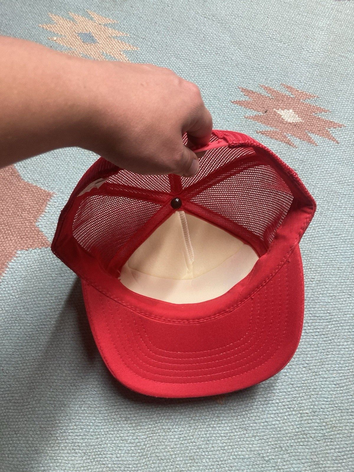 Vintage trucker hat Big L Lumberland grand ledge Michigan crimson Size ONE SIZE - 5 Thumbnail