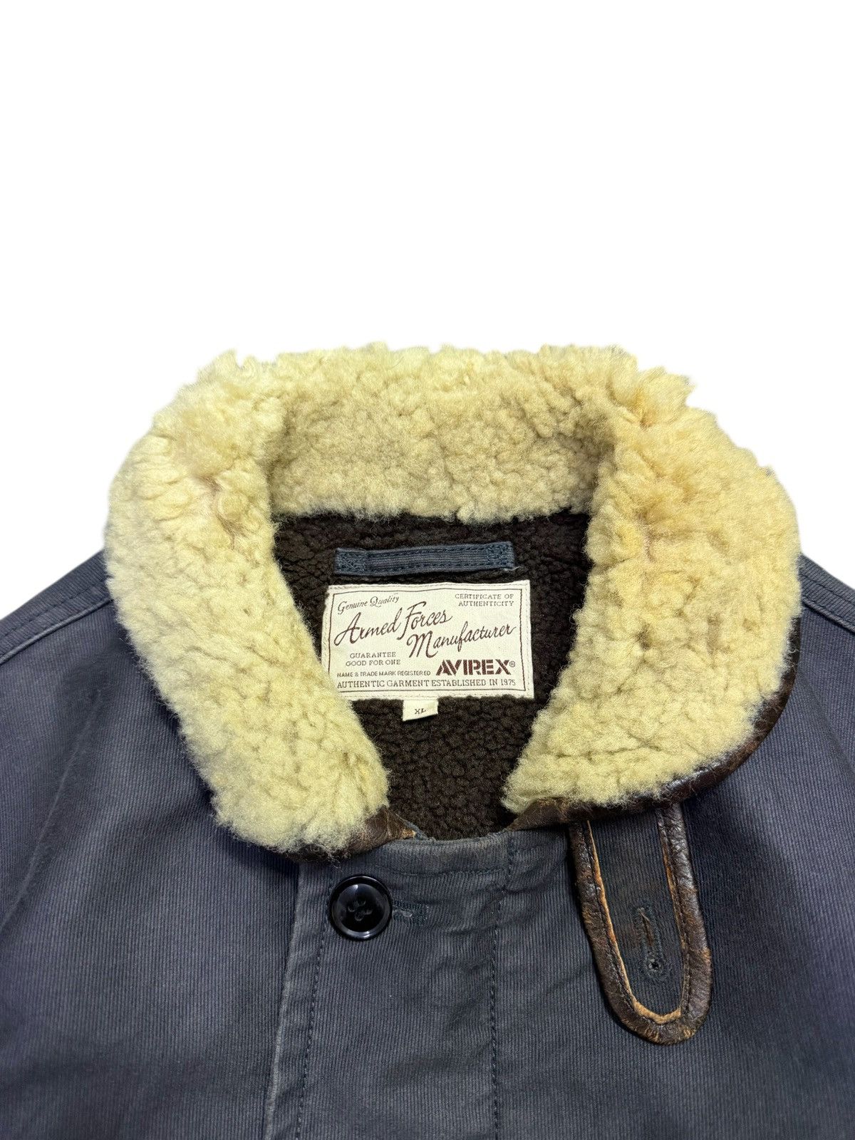 Avirex Vintage Avirex Reproduction U.S Navy (U.S.N) N-1 Deck Jacket Size US XL / EU 56 / 4 - 4 Thumbnail