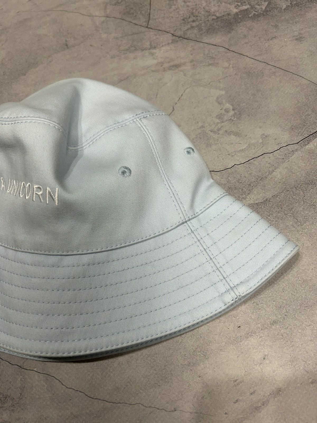 Burberry Women Burberry Blue Fisherman Hat with Animal Embroidery Size ONE SIZE - 3 Thumbnail