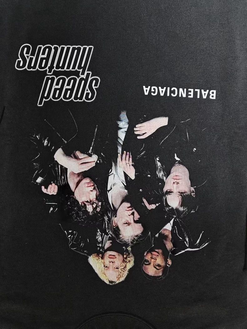 Balenciaga Balenciaga Inverted Portrait SpeedHunters Hoodie-2506 Size US S / EU 44-46 / 1 - 4 Thumbnail