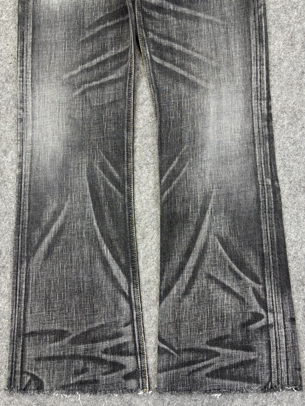 Edwin 💥Flare💥Archival Edwin 503 Chaos Fades Black Denim K15 Size US 31 - 5 Thumbnail