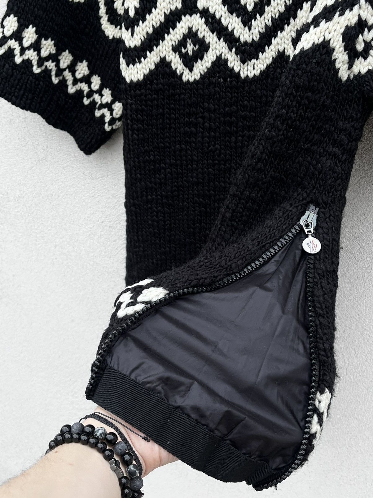 Moncler × Vintage sweater moncler maglione tricot girocollo knitted jumper Size L / US 10 / IT 46 - 6 Thumbnail
