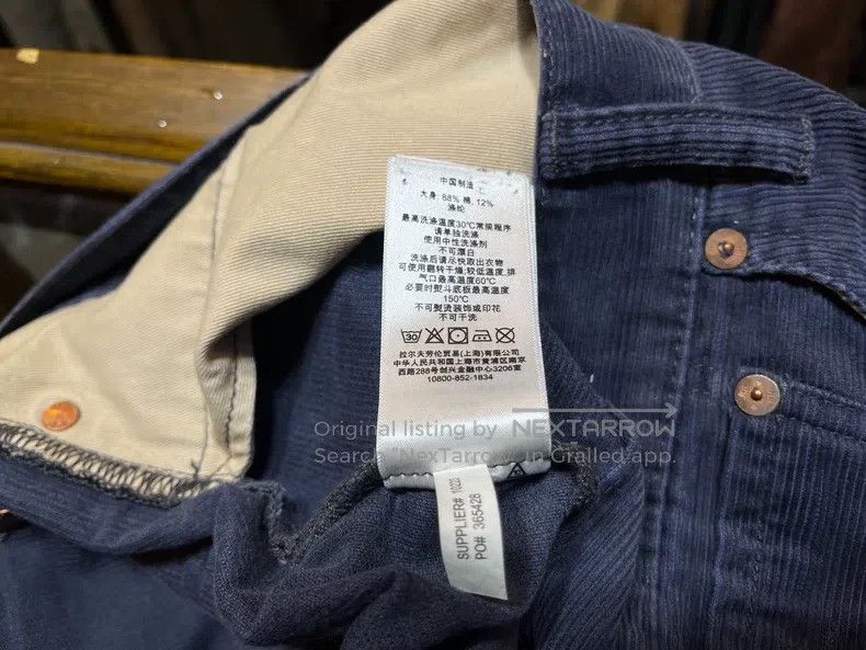 RRL Ralph Lauren RRL Ralph Lauren Corduroy casual pants Size US 32 / EU 48 - 6 Thumbnail