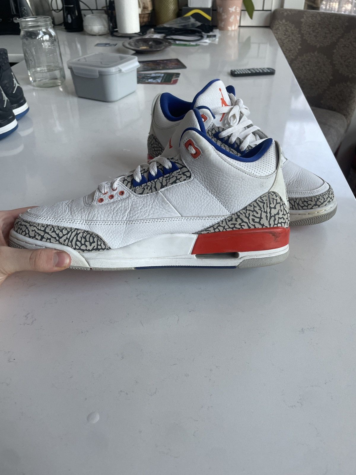 Jordan Brand × Nike Jordan 3 knicks Size US 11.5 / EU 44-45 - 8 Thumbnail