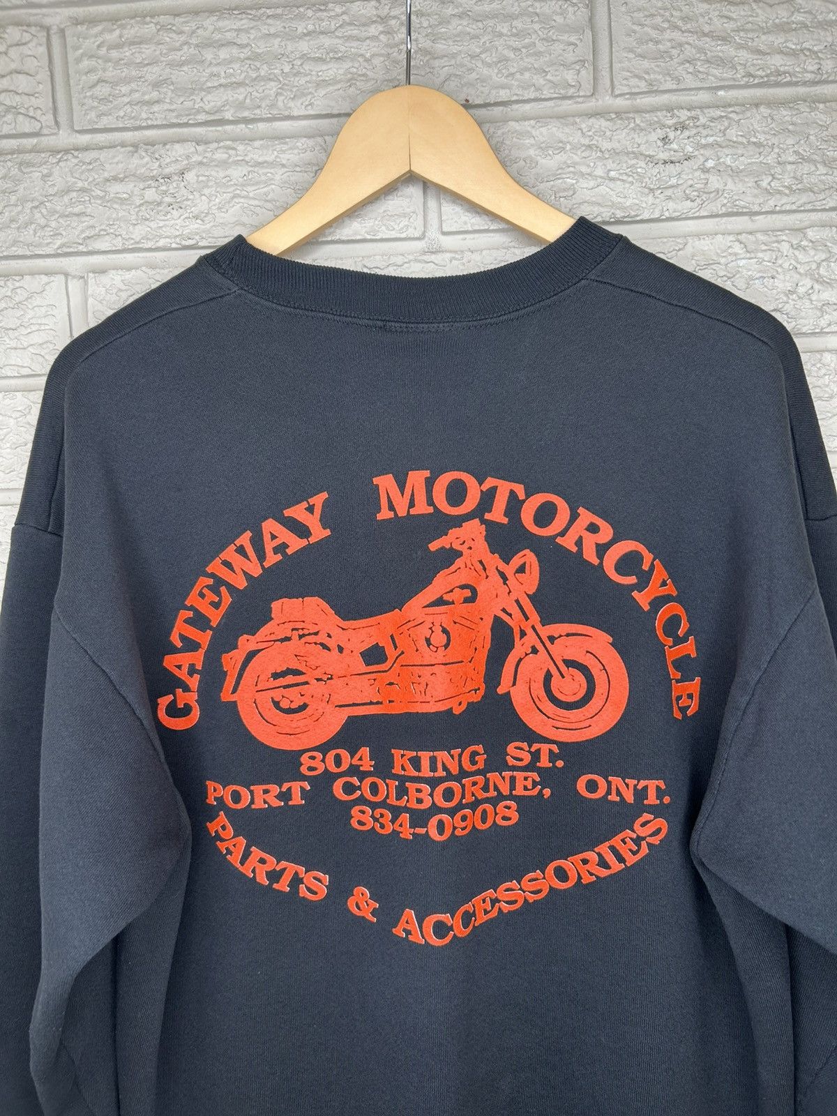 Vintage Vintage 90s Friday The 13th Jason Biker Crewneck Size US L / EU 52-54 / 3 - 6 Thumbnail
