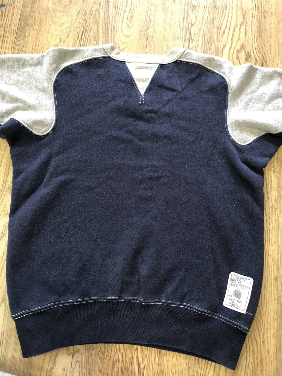 Cushman × Vintage Cushman Union Made US Airforce two tone crewneck Size US L / EU 52-54 / 3 - 6 Thumbnail