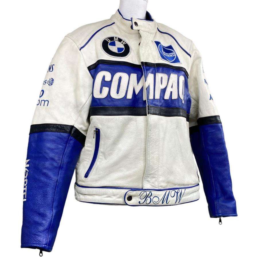 BMW Vintage BMW x Compaq Racing Leather Jacket Size US M / EU 48-50 / 2 - 7 Thumbnail