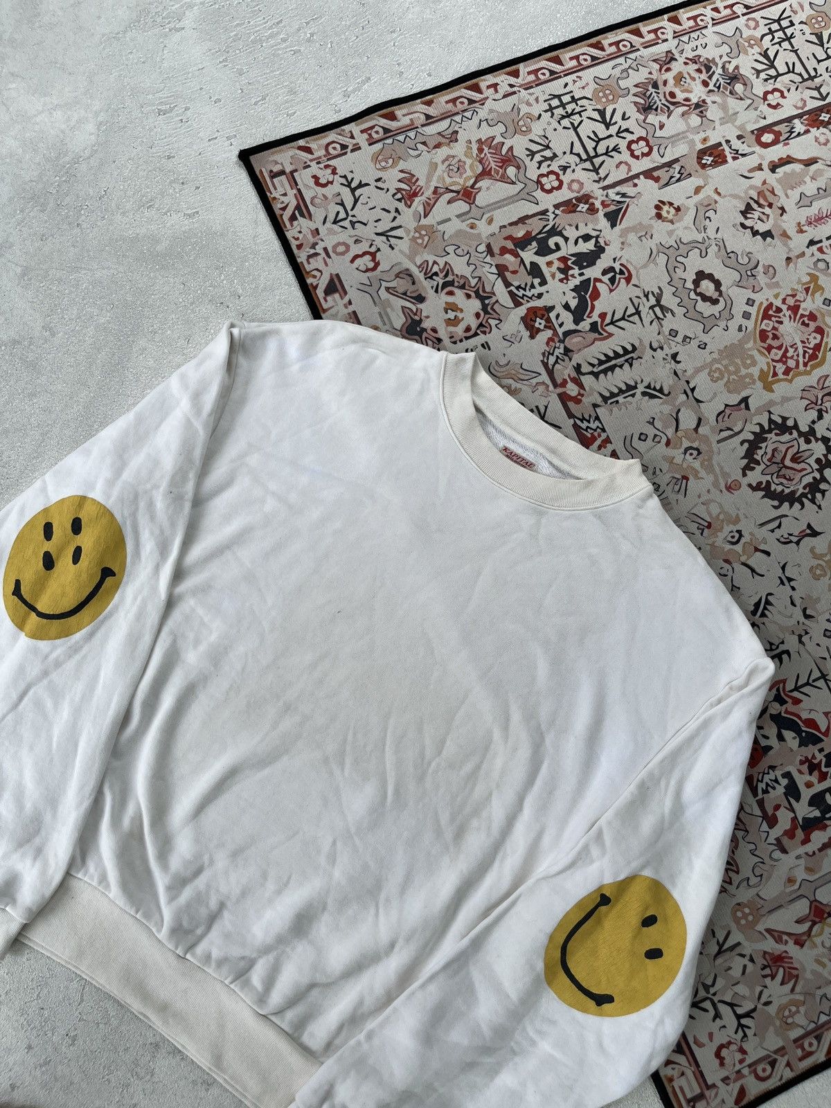 Kapital KAPITAL Smiley face crewneck sweatershirt Size US M / EU 48-50 / 2 - 2 Thumbnail