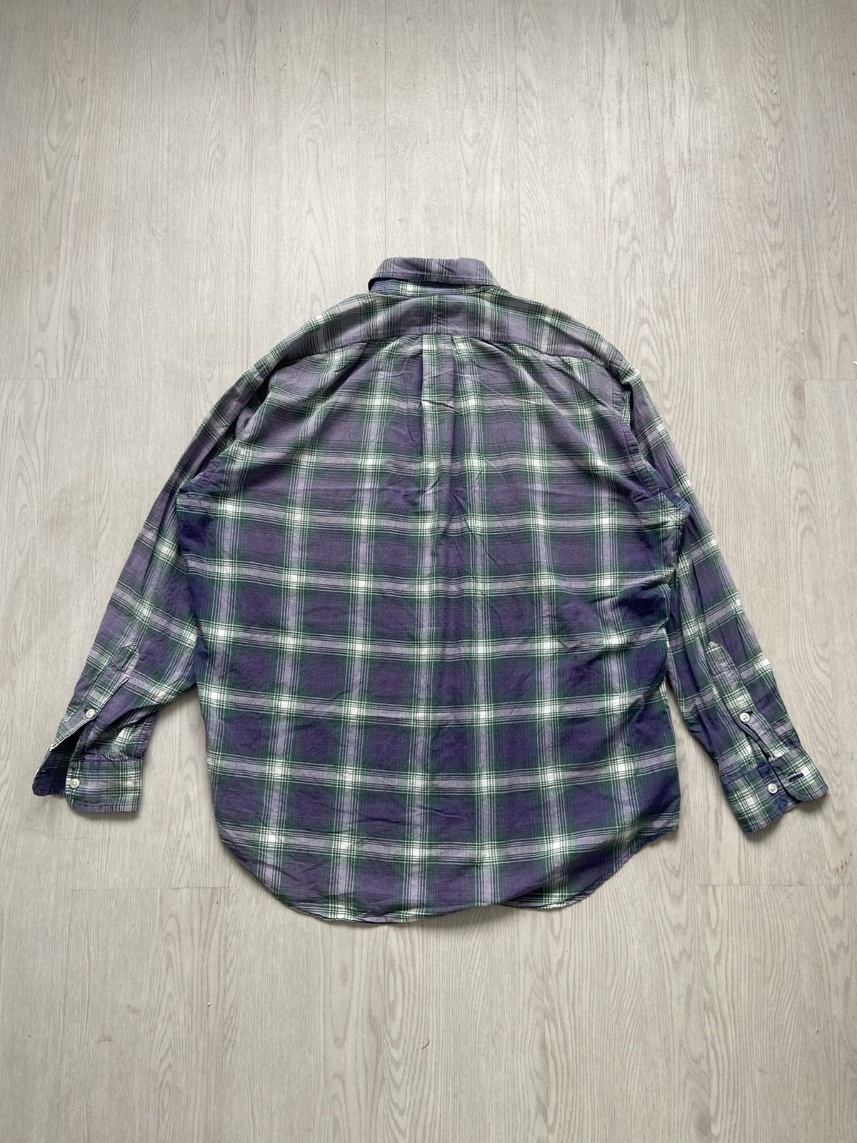 Polo Ralph Lauren Vintage 90’s Polo Ralph Lauren Small Pony Blake Plaid Shirt Size US M / EU 48-50 / 2 - 2 Thumbnail