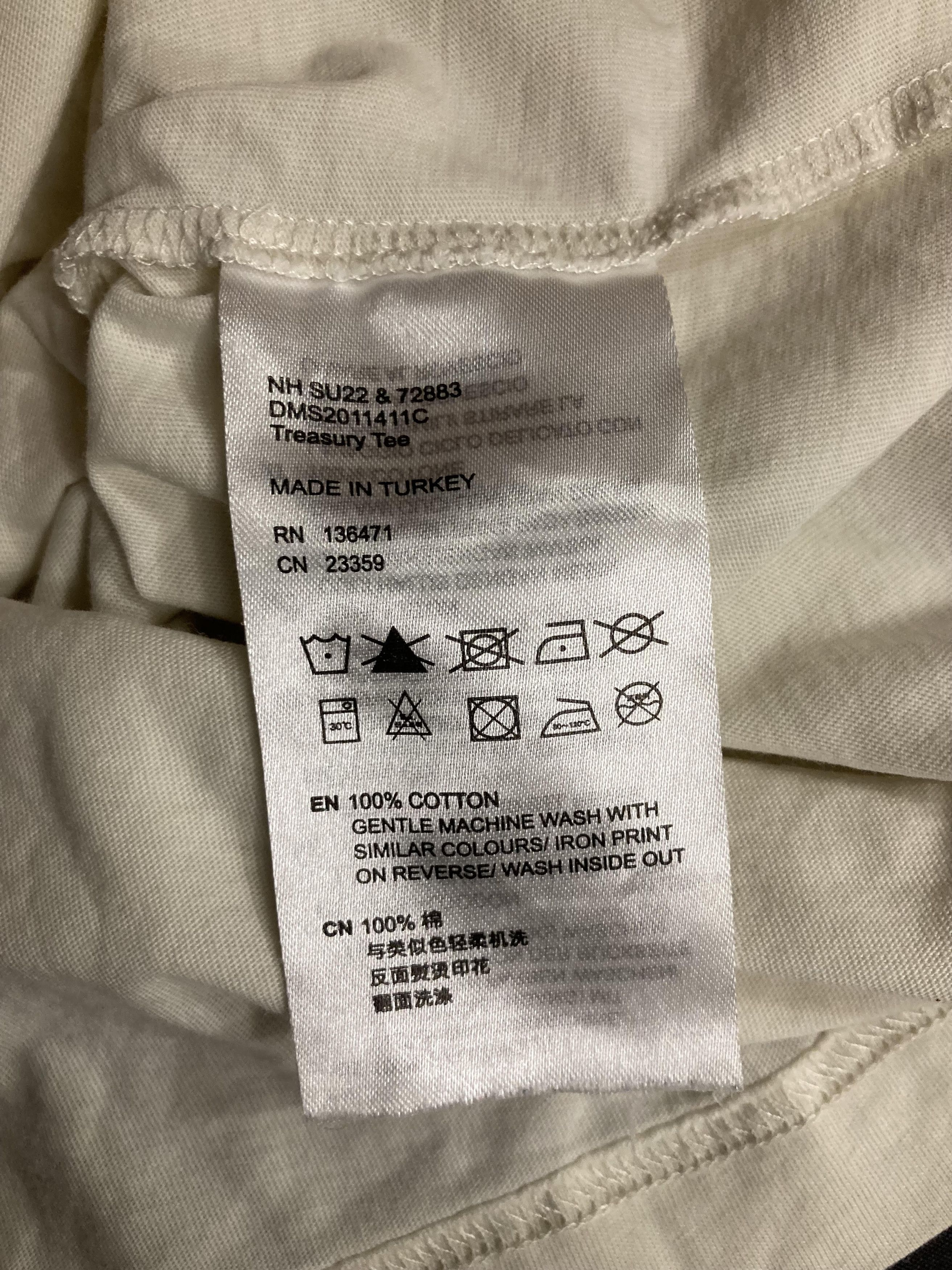 Deus Ex Machina DEUS EX MACHINA TREASURY TEE - VINTAGE WHITE Size US M / EU 48-50 / 2 - 8 Thumbnail