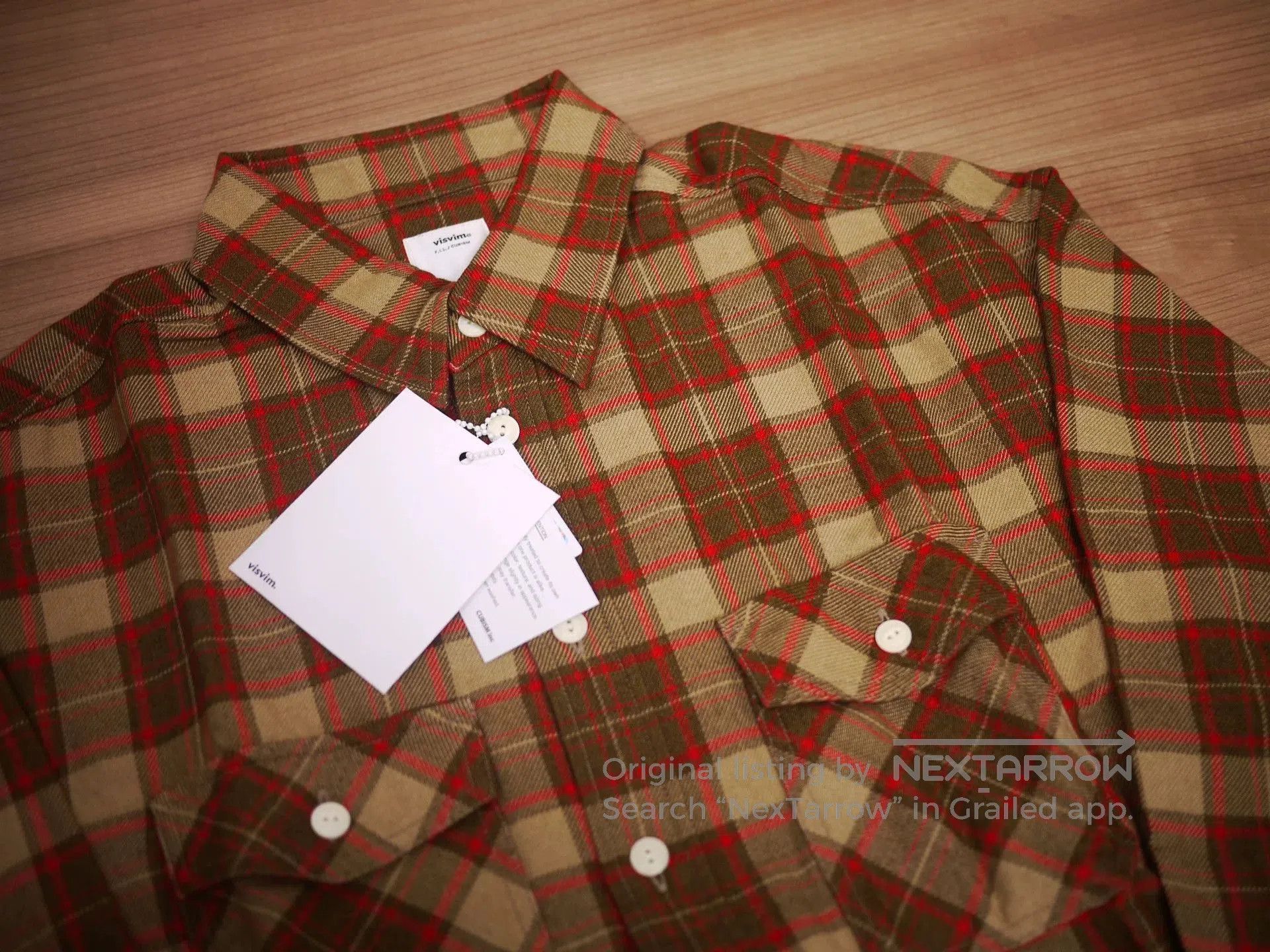 Visvim VISVIM Lumber Elk Shirt Beige Check. Size US M / EU 48-50 / 2 - 4 Thumbnail