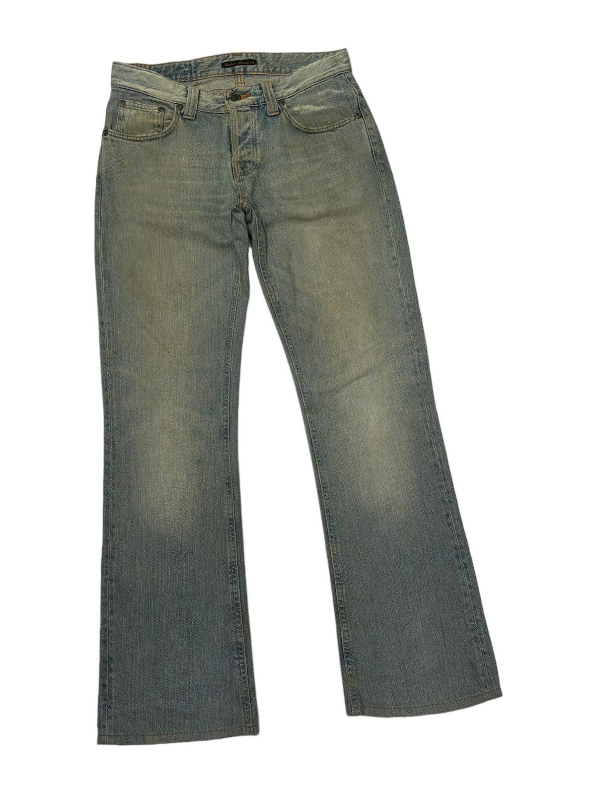Nudie Jeans NUDIE JEANS BOOTCUT OLA JAPAN USED RUSTY DISTRESS DENIM Size US 32 / EU 48 - 2 Thumbnail