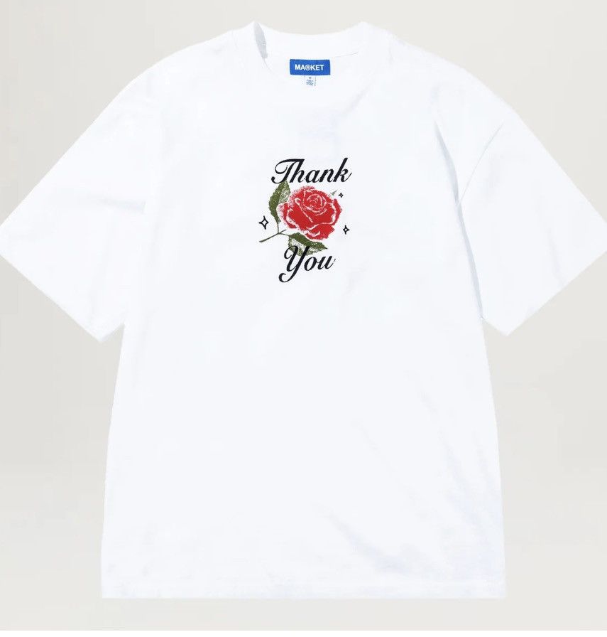 Market MARKET THANK YOU NICE DAY TEE (WHITE) Size US XL / EU 56 / 4 - 1 Thumbnail