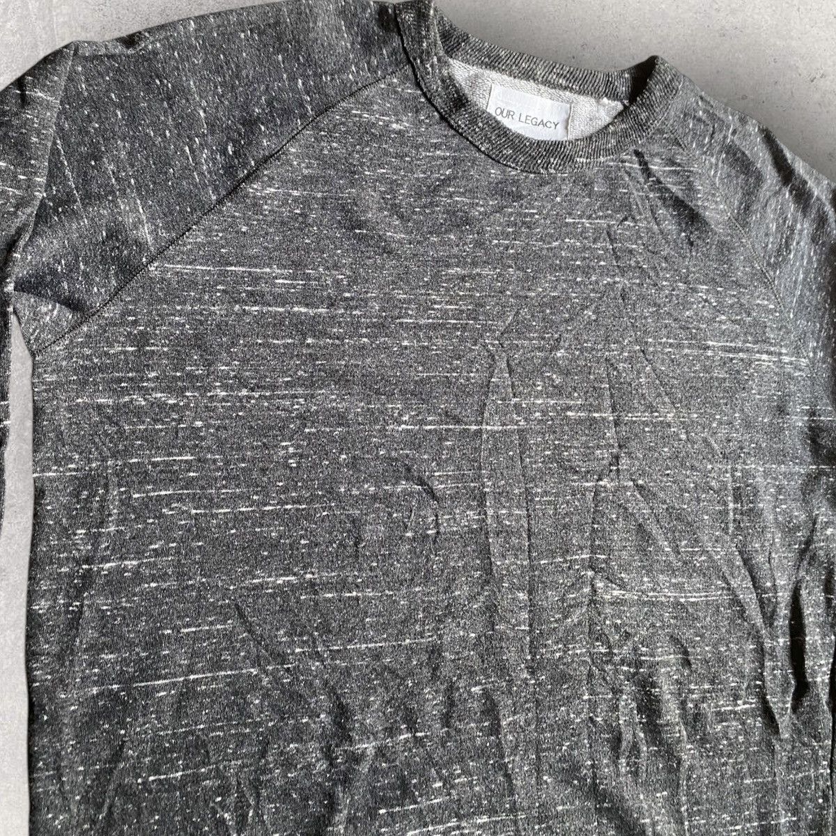 Our Legacy Our Legacy Grey Bucle Sweater Size US L / EU 52-54 / 3 - 3 Thumbnail