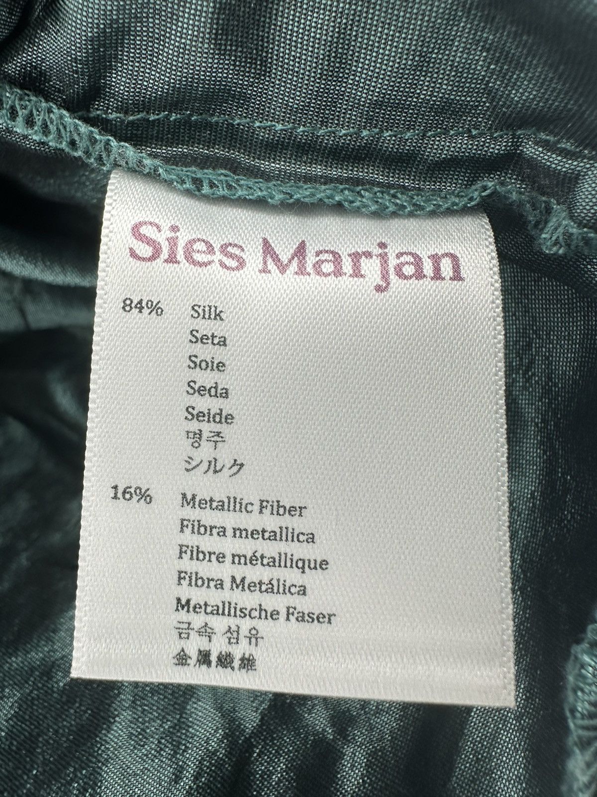 Sies Marjan Sies Marjan Crinkle Silk shirt Size M / US 6-8 / IT 42-44 - 6 Thumbnail