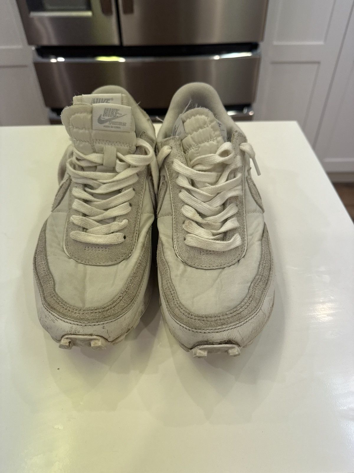 Nike × Sacai Sacai X Nike Waffle runner white nylon Size US 10 / EU 43 - 3 Thumbnail