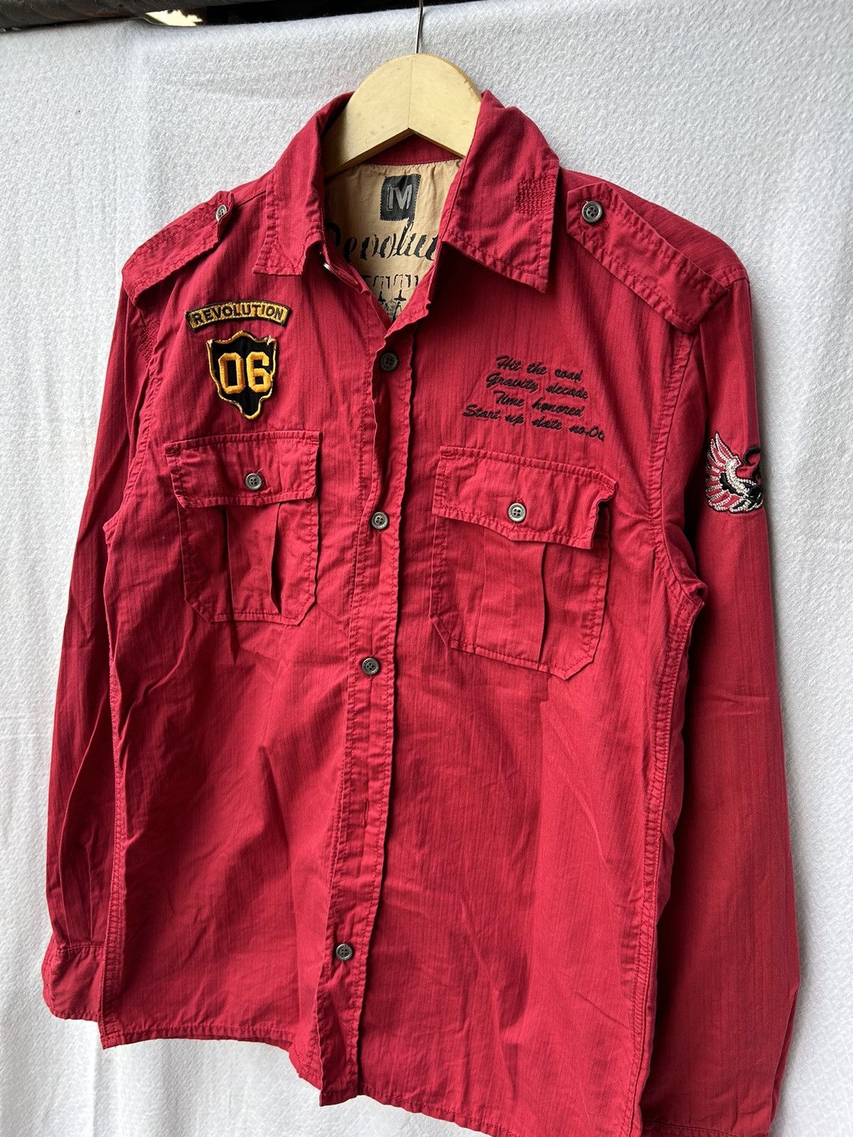 If Six Was Nine 💸BINDINGOFFER💸DOHC Revolution style double pocket longsleeve Size US M / EU 48-50 / 2 - 4 Thumbnail