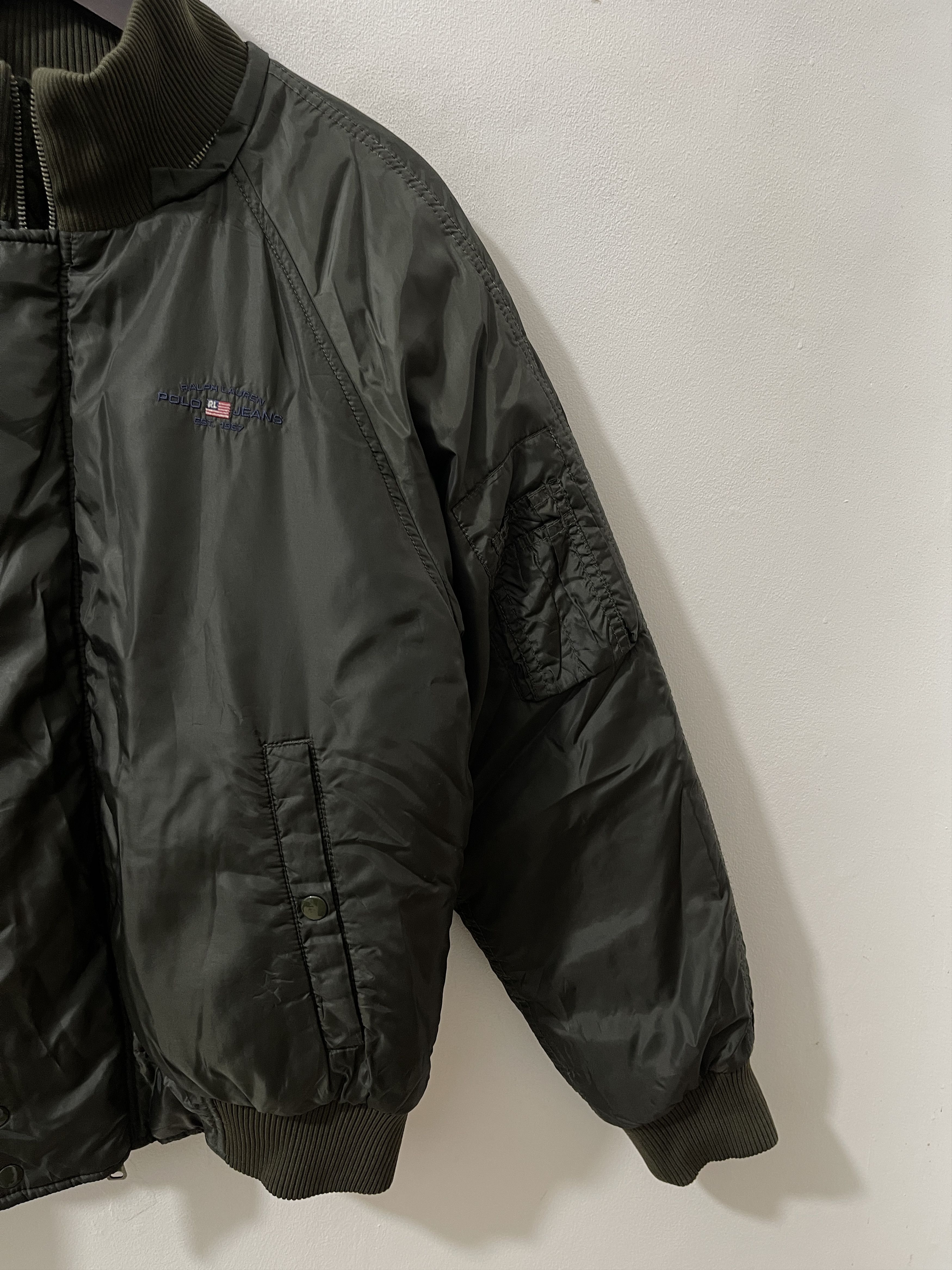 Vintage Vintage Ralph Lauren Military Down Puffer Jacket Size US L / EU 52-54 / 3 - 4 Thumbnail