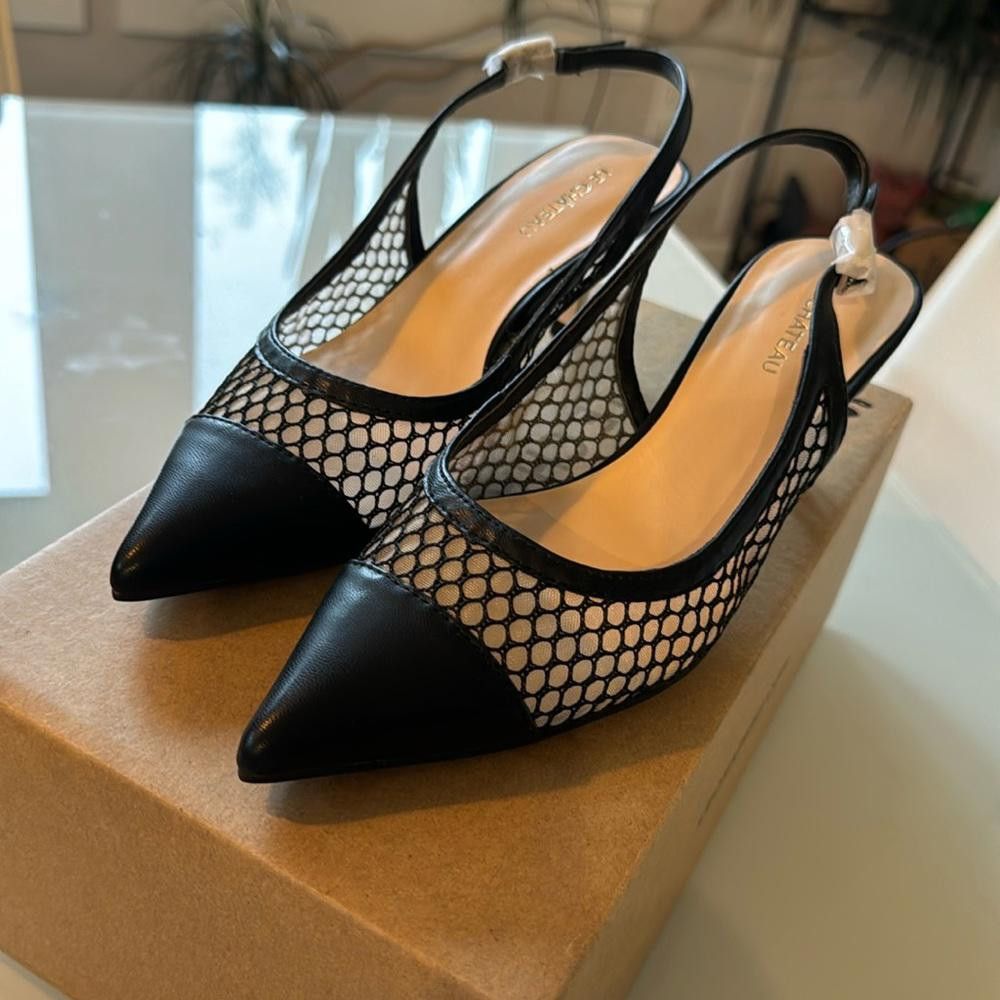 Le Chateau Le Chateau sling back shoes. Size 37. Size US 6.5 / IT 36.5 - 1 Thumbnail