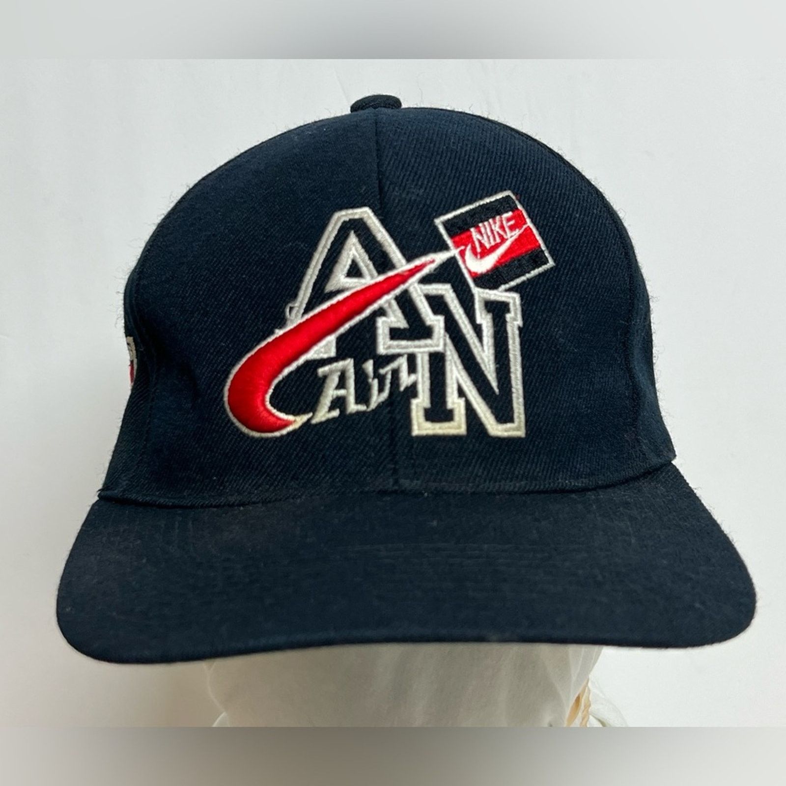 Nike Vintage 90's Nike Team Sports Swoosh Hat 100% Acrylic RARE Size ONE SIZE - 1 Thumbnail