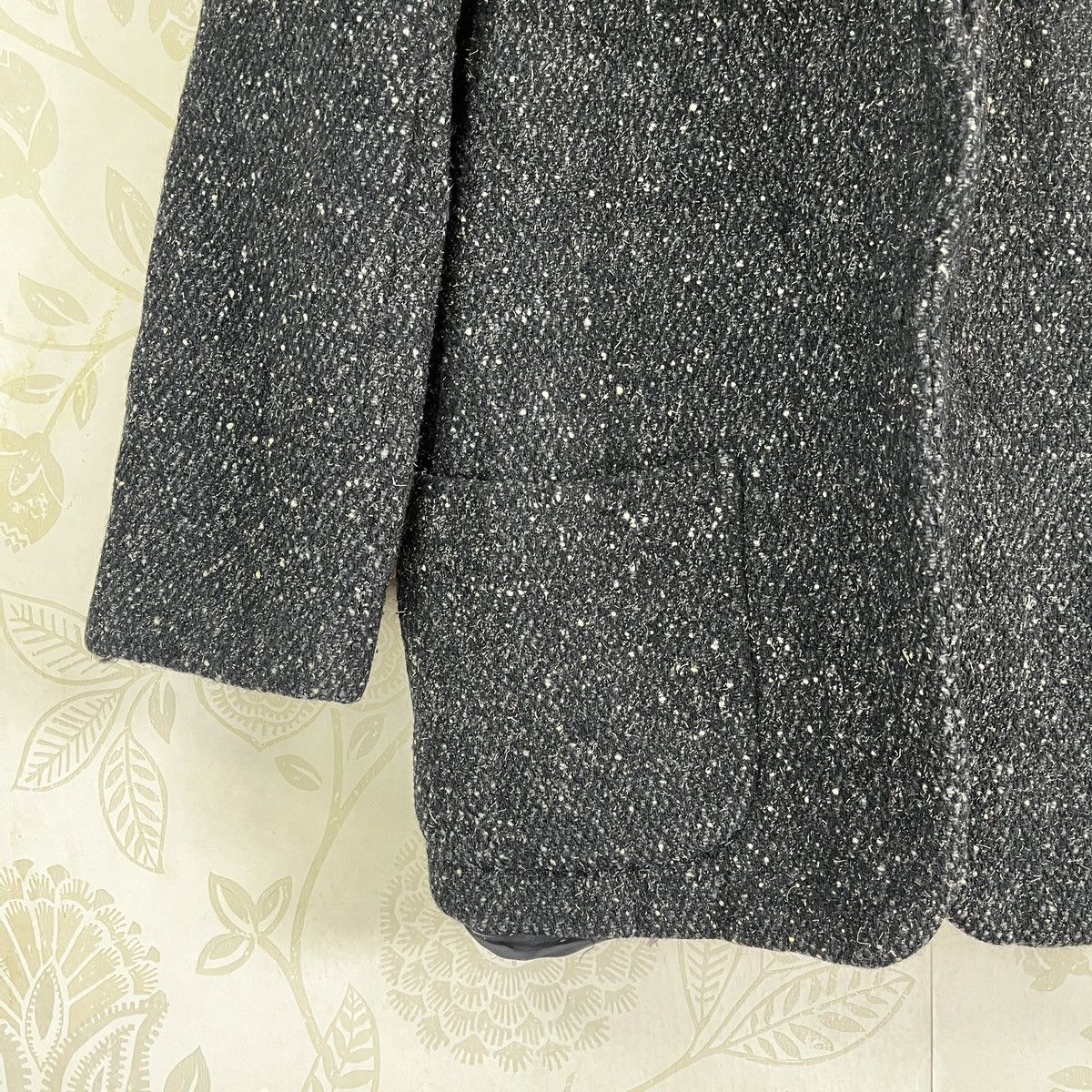 Vintage × Y's for Men × Yohji Yamamoto Y's Hommes YOHJI YAMAMOTO Coat Wool Jacket Size 44R - 9 Thumbnail