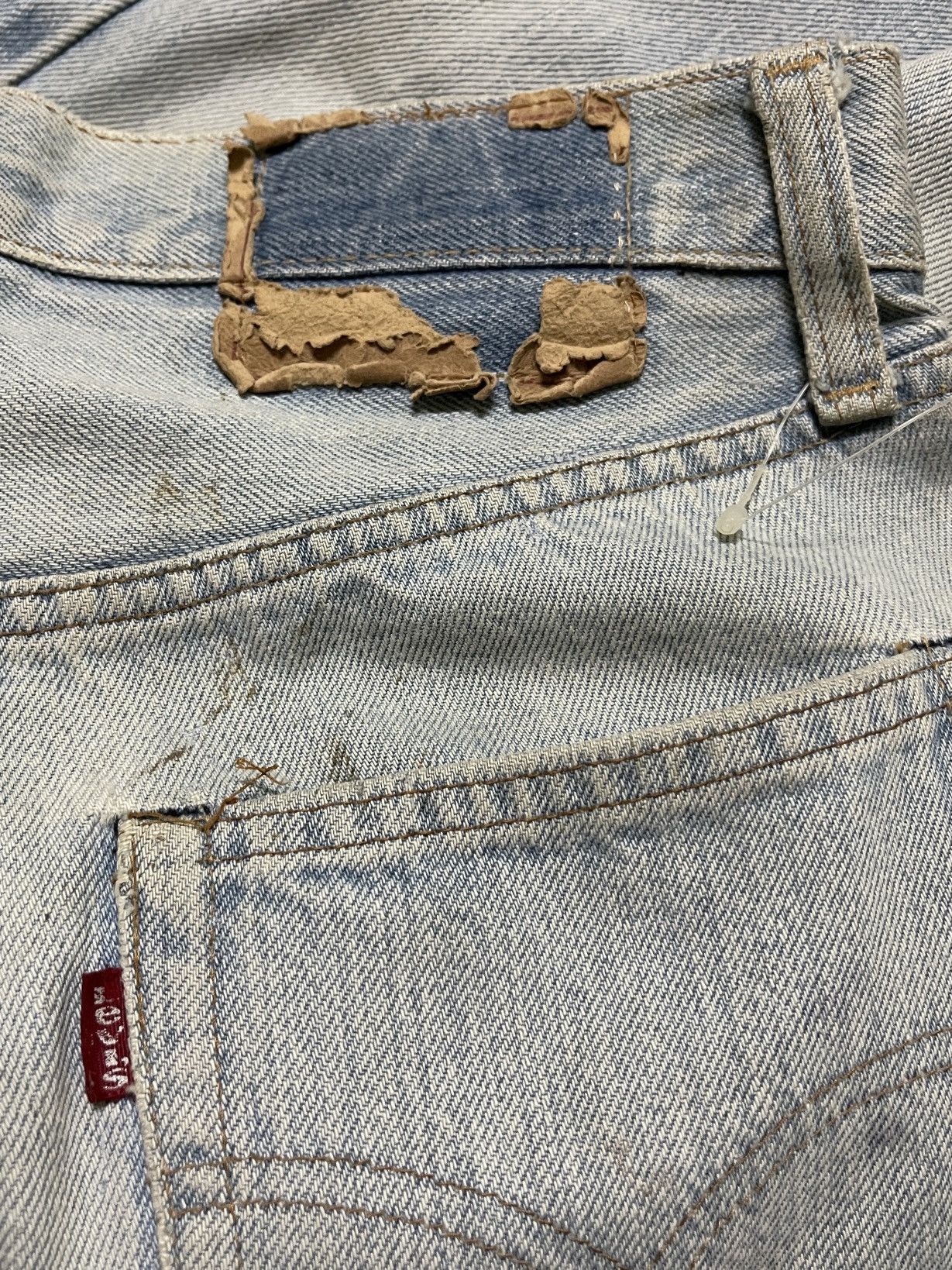 Levi's × Vintage Vintage 70s Levis 501 Redline #6 Selvedge Size US 27 - 14 Thumbnail
