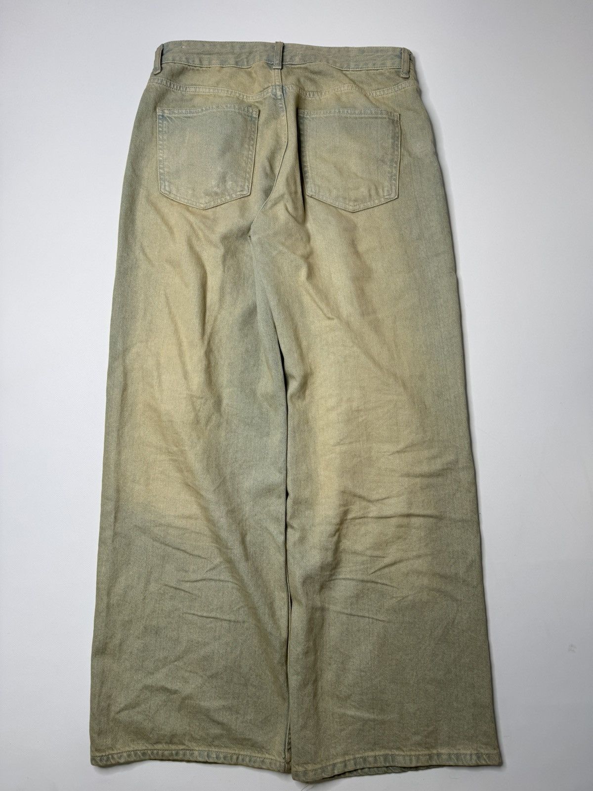 Vintage Vintage avant garde yellow wash jeans if6was9 lgb drip y2k Size US 32 / EU 48 - 2 Thumbnail