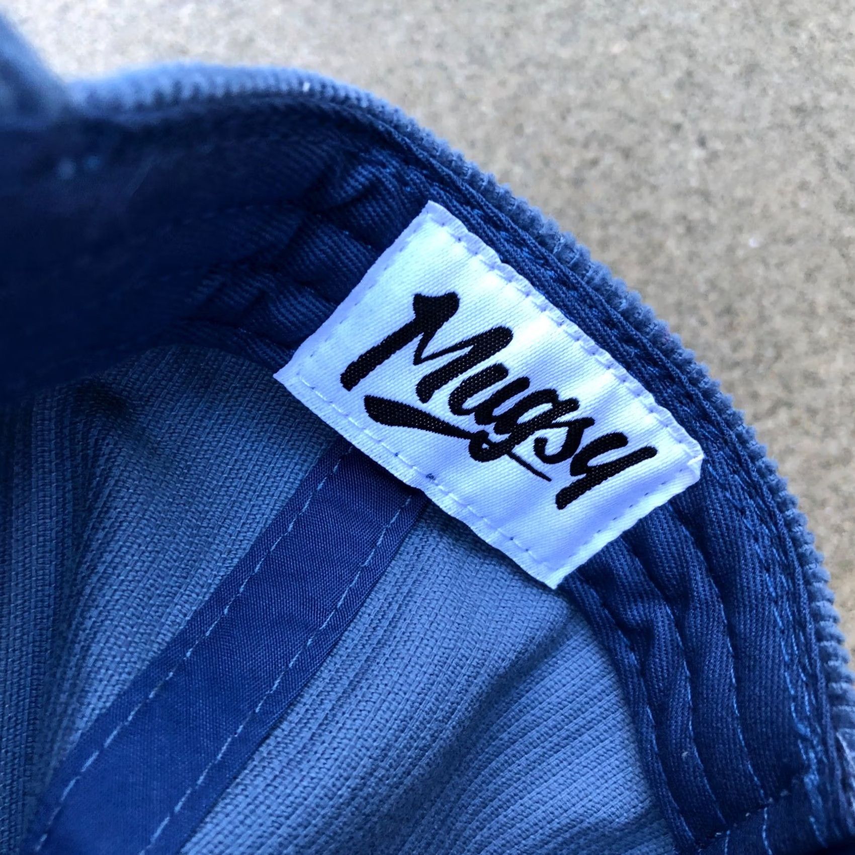 J Brand MUGSY Corduroy Snapback Hat Men's One Size Adjustable Blue Cap Brand New Size ONE SIZE - 5 Thumbnail