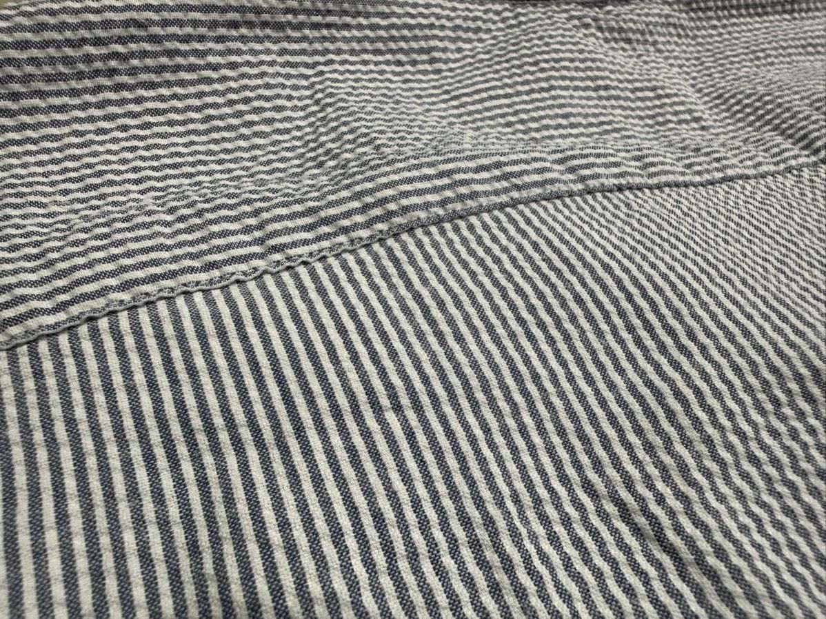 Japanese Brand 🔥Rare Vintage Kansai Yamamoto Striped Shirt Short Sleeve Size US L / EU 52-54 / 3 - 6 Thumbnail