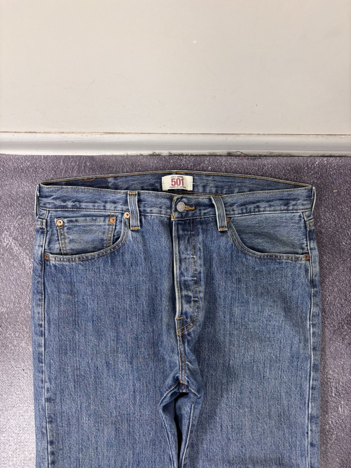 Levi's Vintage Levi’s 501 Men’s Blue USA Hype Denim Jeans Size US 34 / EU 50 - 12 Thumbnail
