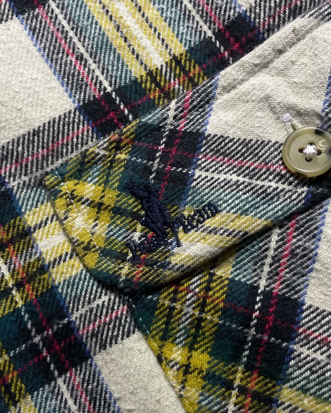 Polo Ralph Lauren Heavy Flannel Shirt R.Q POLO TEAM Size M fit XL Size US XL / EU 56 / 4 - 6 Thumbnail
