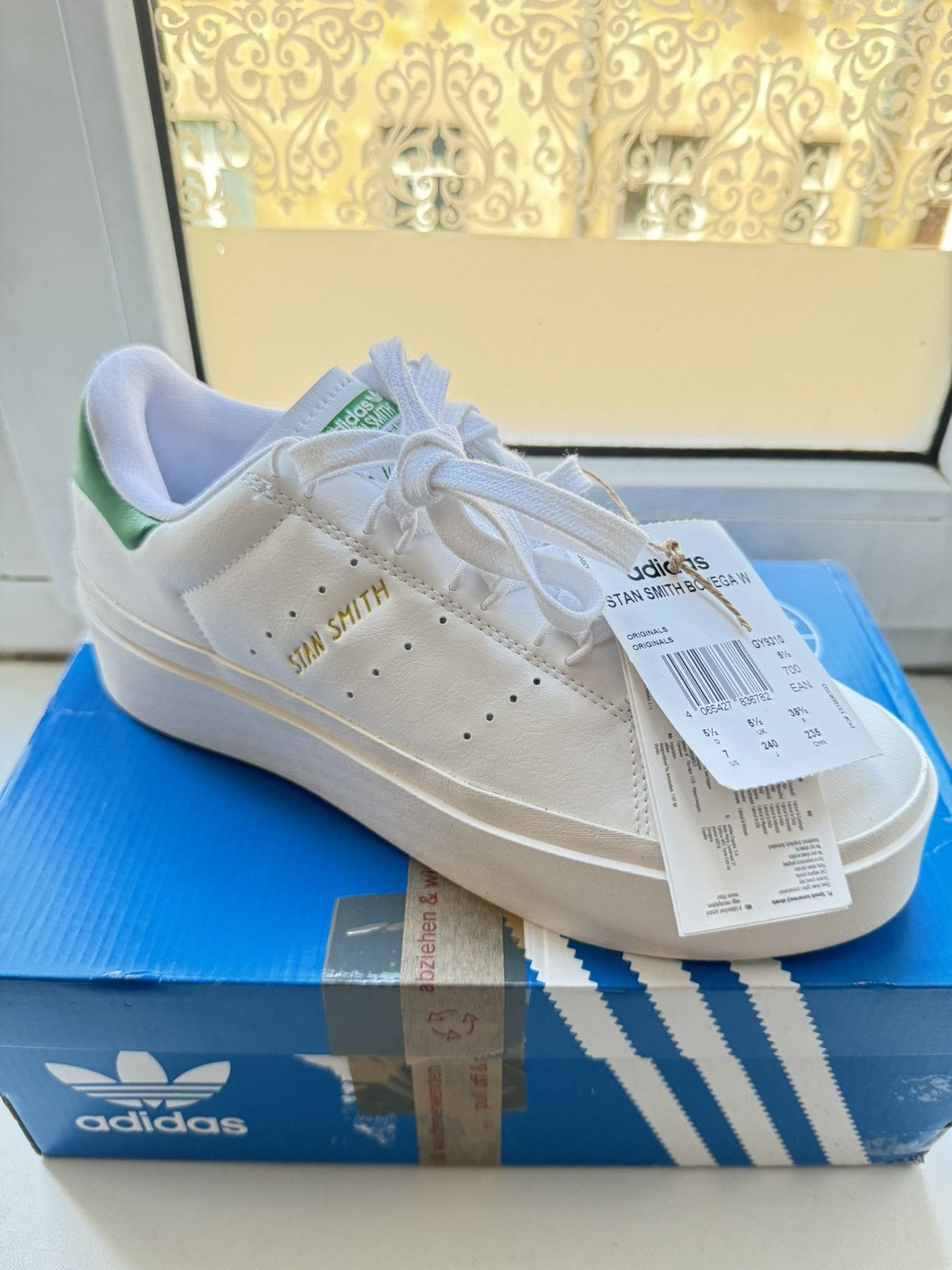 Adidas Adidas Stan Smith Bonega white Size US 7 / IT 37 - 2 Thumbnail