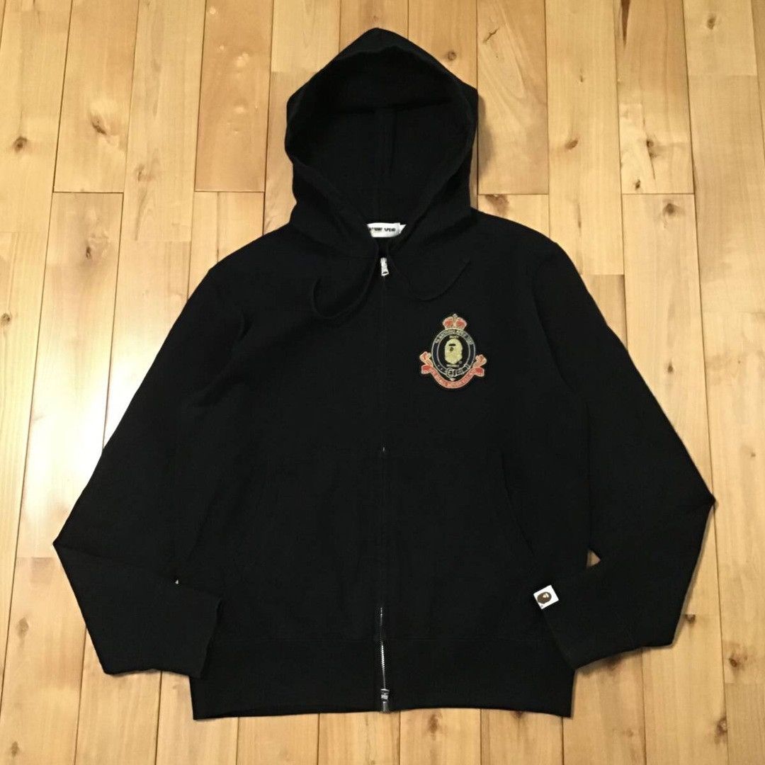 Bape BAPE LOGO Emblem Zip Hoodie a bathing ape NIGO Size US S / EU 44-46 / 1 - 2 Thumbnail