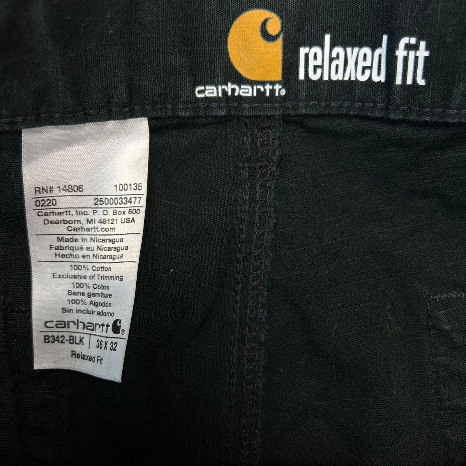 Carhartt Carhartt Pants 36x32 Double Knee Relaxed Fit Carpenter Baggy Size US 36 / EU 52 - 7 Thumbnail