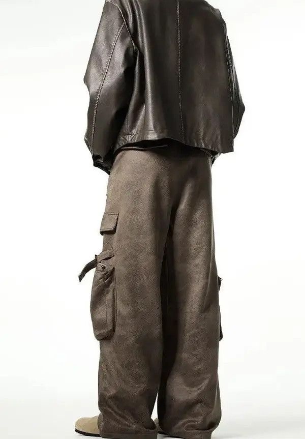 VIBE Casual Cargo Vintage Streetwear Pants Joggers Size US 32 / EU 48 - 7 Thumbnail