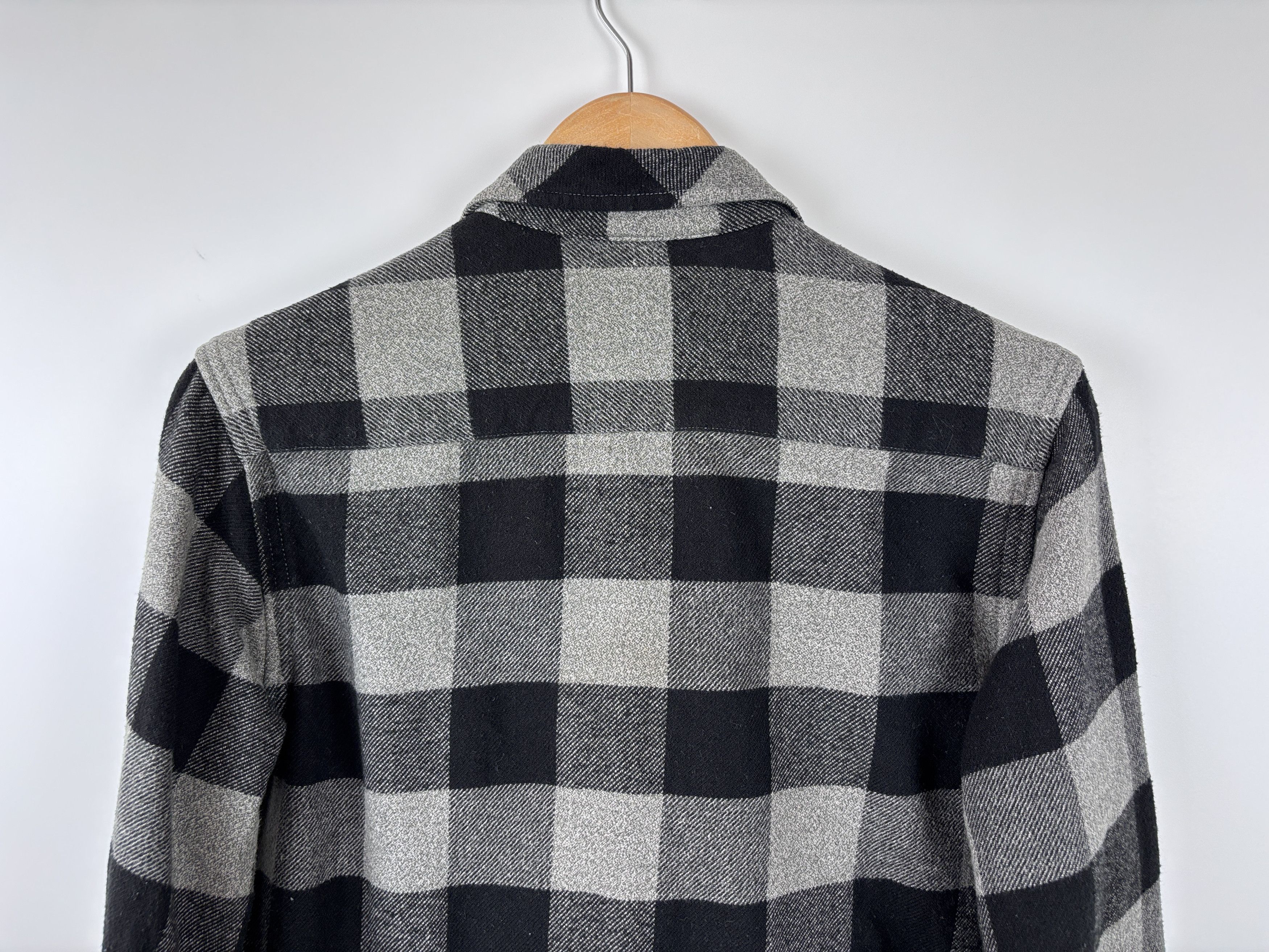 Dickies Dickies Long Sleeve Button Up Flannel Shirt Cotton Gray S Size US S / EU 44-46 / 1 - 5 Thumbnail