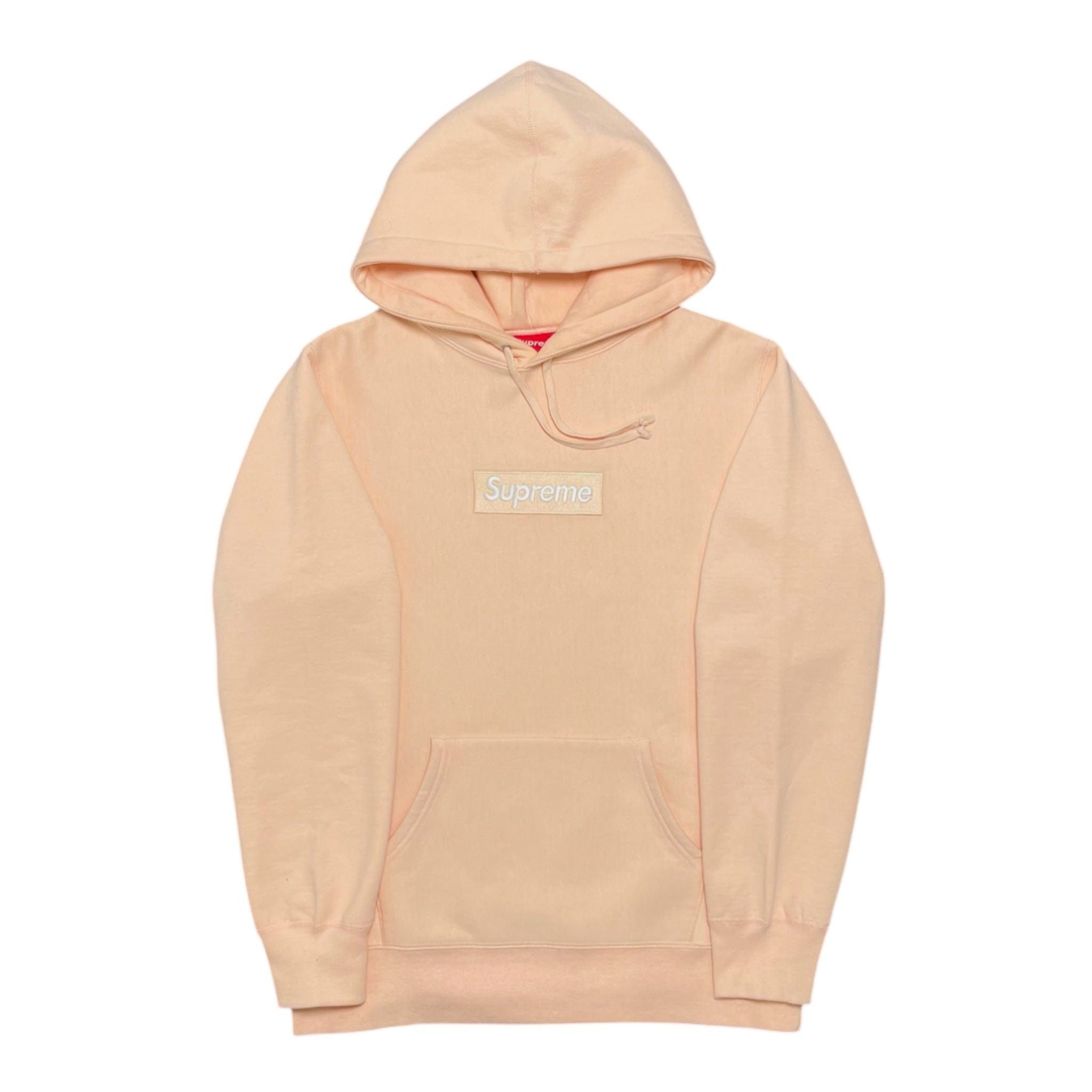 Supreme Supreme peach box logo hoodie 2016 | Grailed