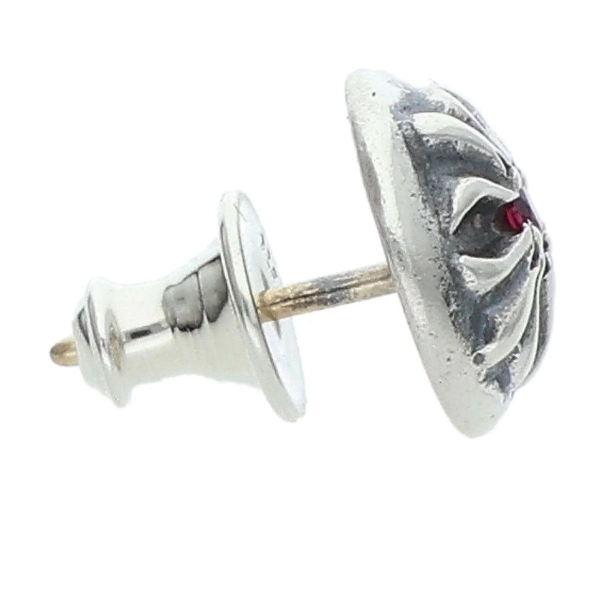 Chrome Hearts CHROME HEARTS Ruby Cross Ball Stud earring Size ONE SIZE - 4 Thumbnail