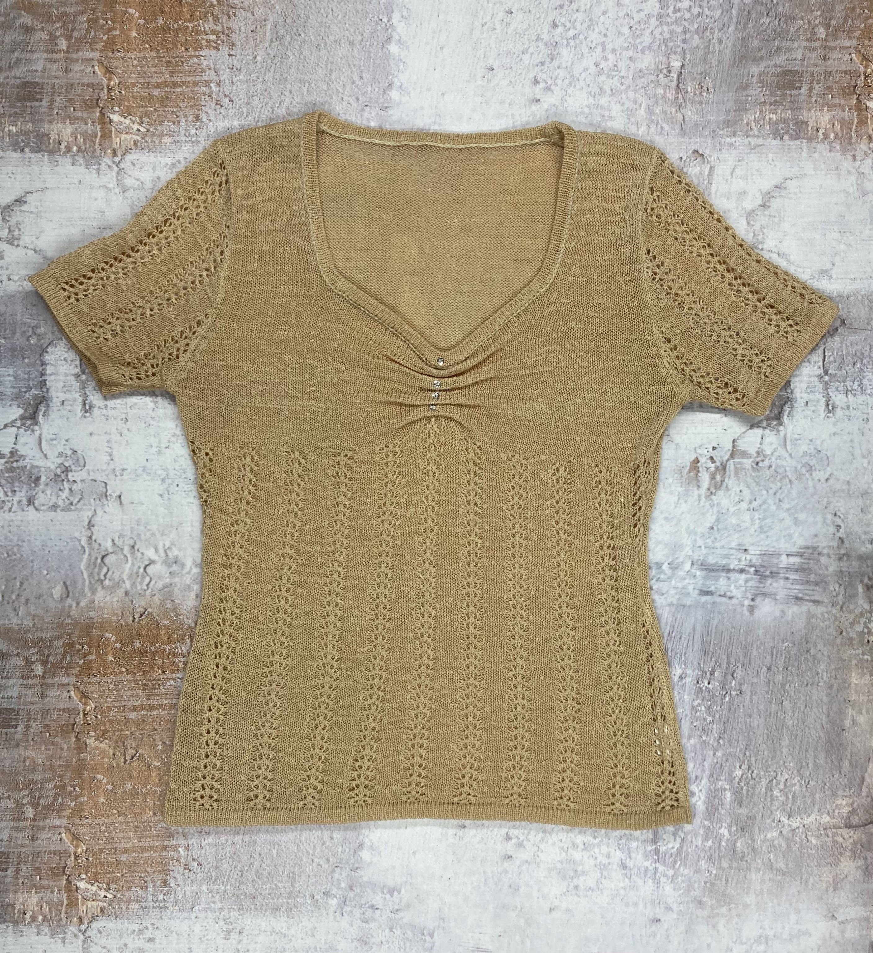 Vintage Vintage Knitted Blouse Women’s Size S Size S / US 4 / IT 40 - 1 Thumbnail